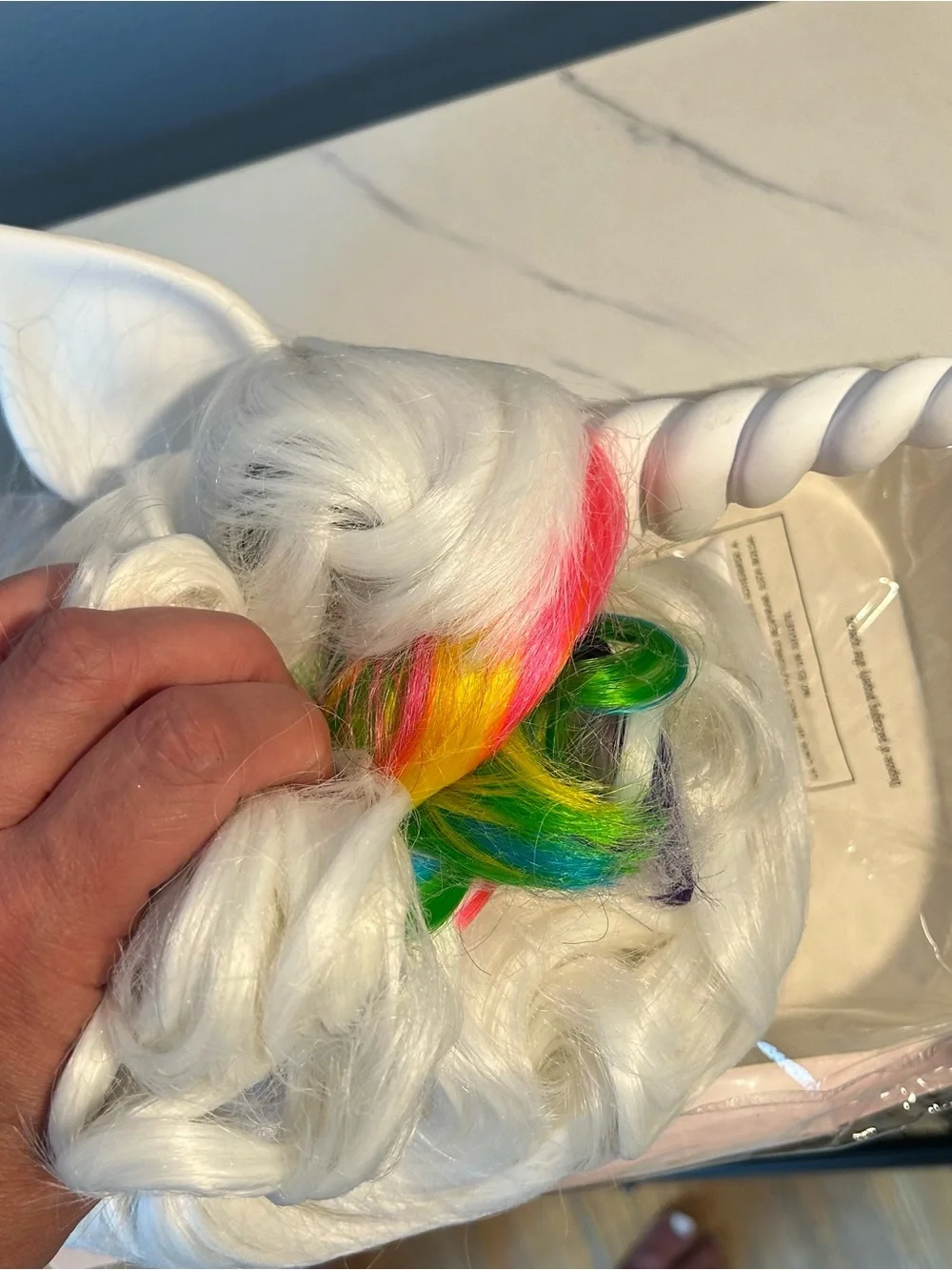 Leg Avenue Unicorn rainbow Wig  & tail